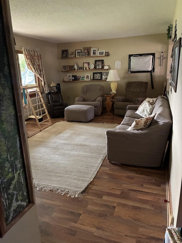 722 8th St S, Virginia, MN 55792 - living area with wood finished floors