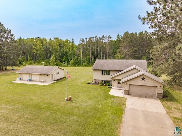 1464 Heather Ln, Cromwell, MN 55726 - view from above of property with a heavily wooded area