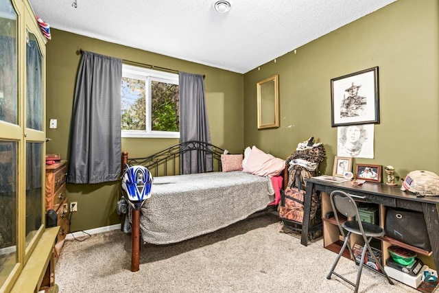 1464 Heather Ln, Cromwell, MN 55726 - bedroom with carpet flooring and a textured ceiling