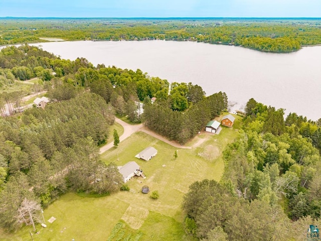 1464 Heather Ln, Cromwell, MN 55726 - aerial view of property and surrounding area featuring a large body of water