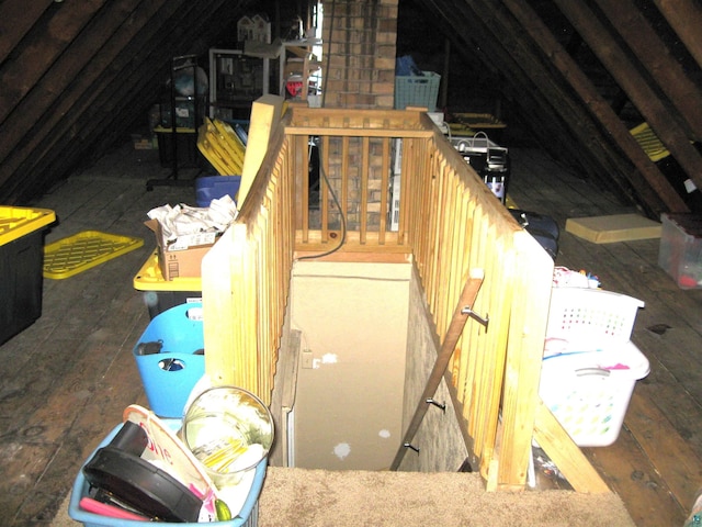 627 4th St, Proctor, MN 55810 - attic featuring an upstairs landing