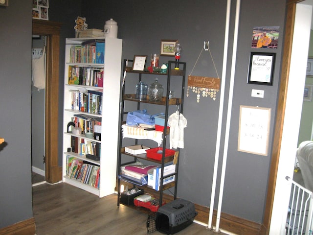 627 4th St, Proctor, MN 55810 - detailed view of wood finished floors and baseboards