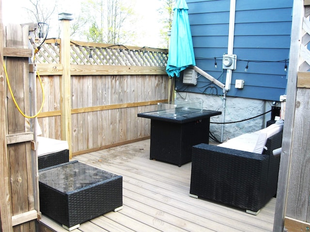 627 4th St, Proctor, MN 55810 - view of wooden deck