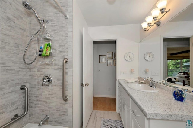 4284 Turner Rd, Duluth, MN 55803 - bathroom with vanity and  shower combination
