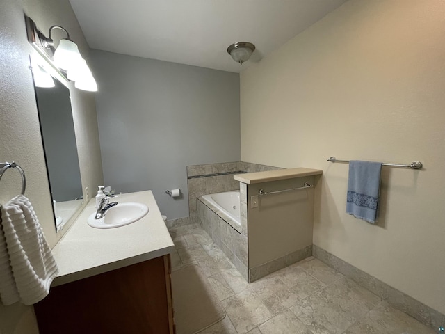 126 W Bayfield St Unit 204, Washburn, WI 54891 - bathroom with vanity and a garden tub