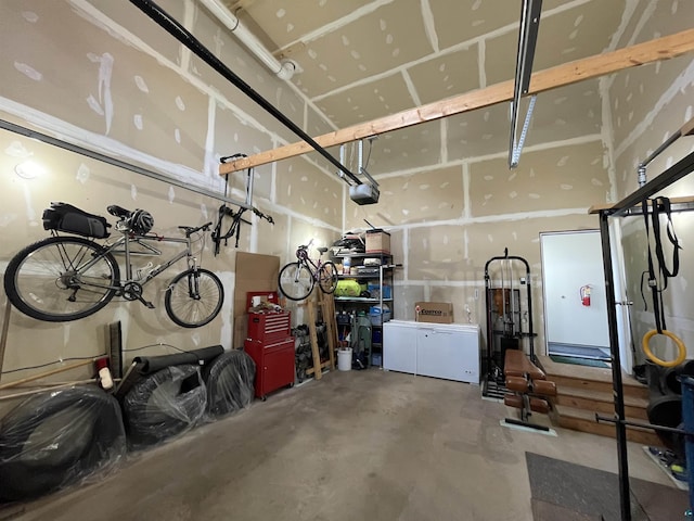 126 W Bayfield St Unit 204, Washburn, WI 54891 - garage featuring a garage door opener