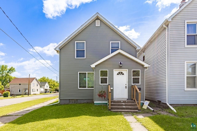 1544 97th Ave W, Duluth, MN 55808 - view of front of property with a front lawn