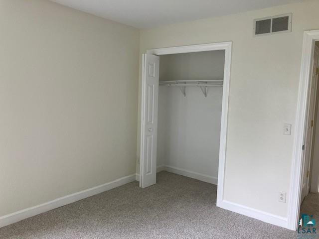34358 State Highway 18, Finlayson, MN 55735 - unfurnished bedroom with carpet flooring and a closet