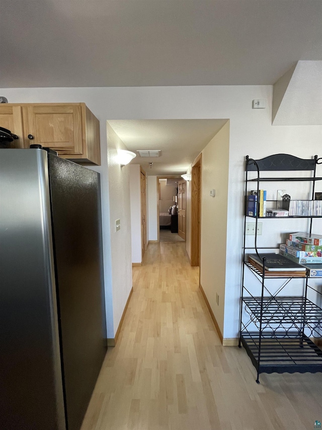 34 N 2nd St Unit 2, Bayfield, WI 54814 - corridor with light wood finished floors and baseboards