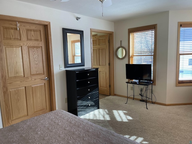 34 N 2nd St Unit 2, Bayfield, WI 54814 - bedroom featuring carpet flooring and multiple windows