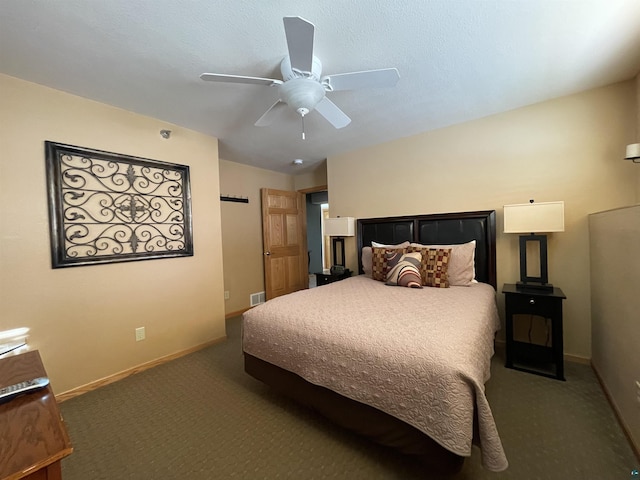 34 N 2nd St Unit 2, Bayfield, WI 54814 - bedroom with carpet flooring and a ceiling fan