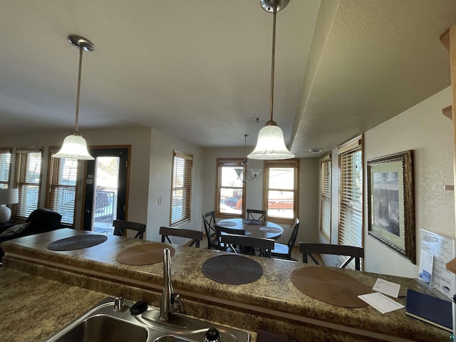 34 N 2nd St Unit 2, Bayfield, WI 54814 - kitchen with decorative light fixtures