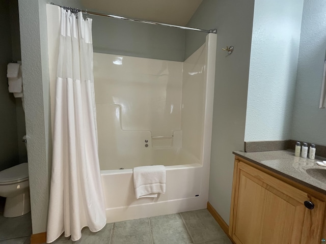 36 N 2nd St Unit 6, Bayfield, WI 54814 - bathroom with shower / tub combo, vanity, and tile patterned flooring