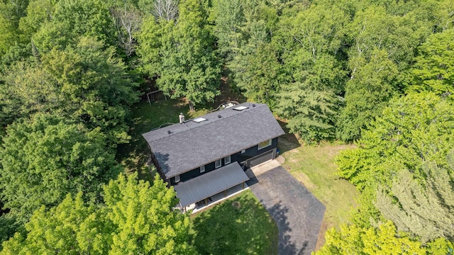 4921 W Pioneer Rd, Duluth, MN 55803 - view from above of property with a forest