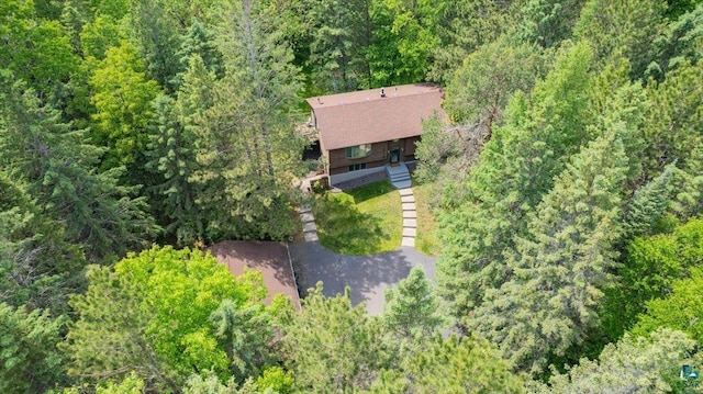 1819 Yosemite Ave, Duluth, MN 55811 - aerial view of property and surrounding area featuring a forest