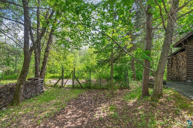 1819 Yosemite Ave, Duluth, MN 55811 - view of yard featuring a wooded view