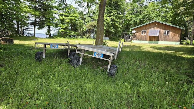XX3 Sugar Bush Trl, Orr, MN 55771 - view of grassy yard featuring a water view