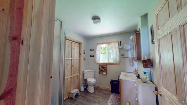 XX3 Sugar Bush Trl, Orr, MN 55771 - full bath with vanity and wood finished floors