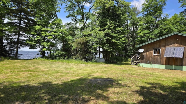XX3 Sugar Bush Trl, Orr, MN 55771 - view of grassy yard with a water view