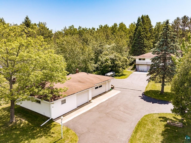 4750 Morris Thomas Rd, Hermantown, MN 55811 - view of subject property with a heavily wooded area