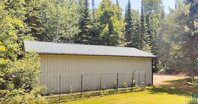 2357 Retreat Lodge Rd, Cook, MN 55723 - view of outdoor structure with a wooded view