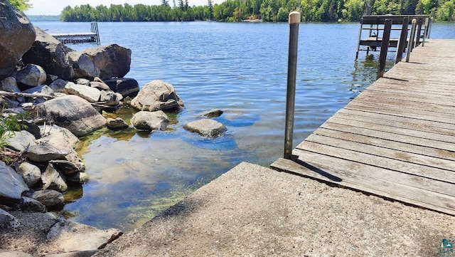 2357 Retreat Lodge Rd, Cook, MN 55723 - dock area with a water view