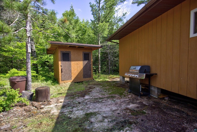 4194 First Lake Rd, Ely, MN 55731 - view of yard featuring a storage unit