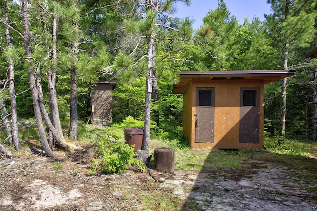 4194 First Lake Rd, Ely, MN 55731 - view of outdoor structure with a forest view
