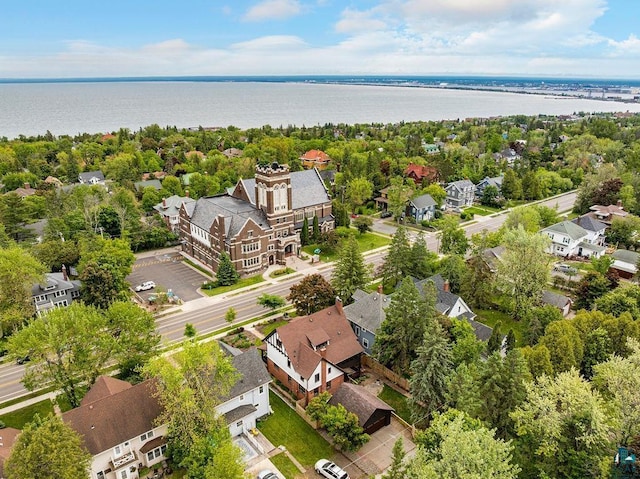 2319 E 4th St, Duluth, MN 55812 - aerial view of residential area with a nearby body of water