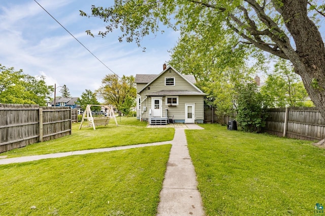 3801 W 5th St, Duluth, MN 55807 - back of house featuring a fenced backyard