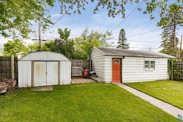 3801 W 5th St, Duluth, MN 55807 - view of shed with a fenced backyard
