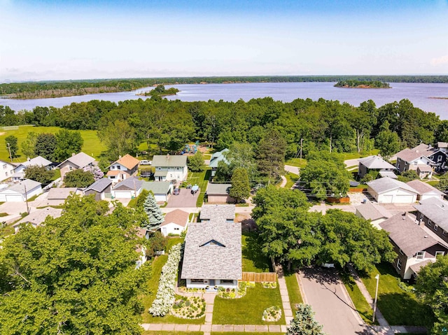 996 85th Ave W, Duluth, MN 55808 - aerial perspective of suburban area with a nearby body of water