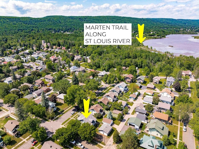 996 85th Ave W, Duluth, MN 55808 - bird's eye view of a forest and a large body of water