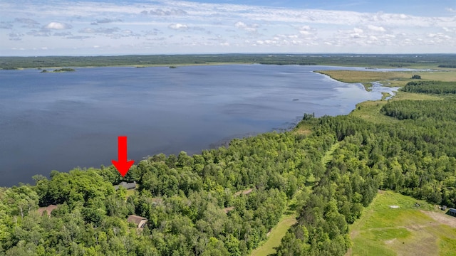 4930 Mini Power Rd, Duluth, MN 55803 - bird's eye view of a nearby body of water and a heavily wooded area