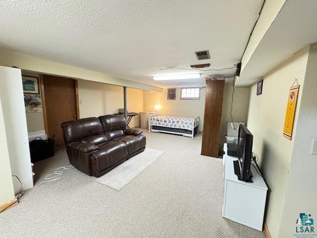 1339 92nd Ave W, Duluth, MN 55808 - bedroom featuring carpet and a textured ceiling