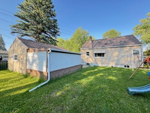 1339 92nd Ave W, Duluth, MN 55808 - view of property exterior featuring a playground and a yard