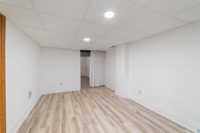 2420 Piedmont Ave, Duluth, MN 55811 - finished basement featuring light wood finished floors, a drop ceiling, and recessed lighting