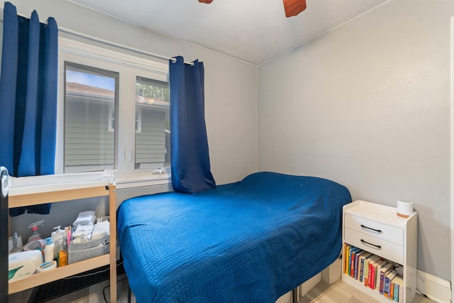 2420 Piedmont Ave, Duluth, MN 55811 - bedroom featuring ceiling fan and wood finished floors