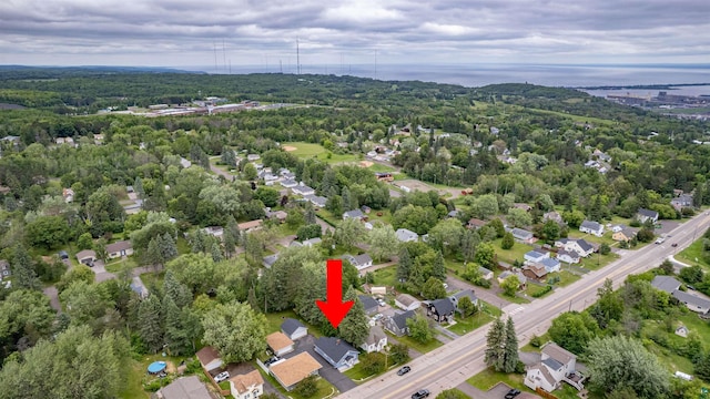 2420 Piedmont Ave, Duluth, MN 55811 - aerial overview of property's location with nearby suburban area and a forest