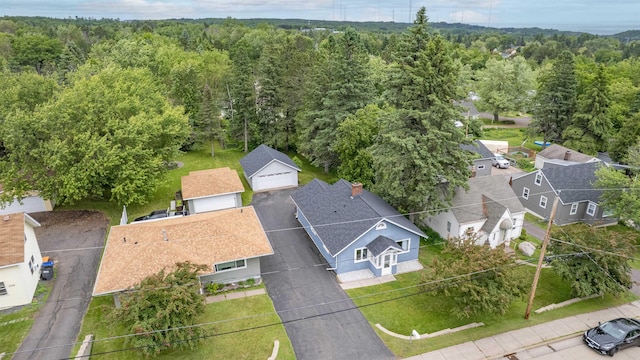 2420 Piedmont Ave, Duluth, MN 55811 - aerial view of residential area with a heavily wooded area