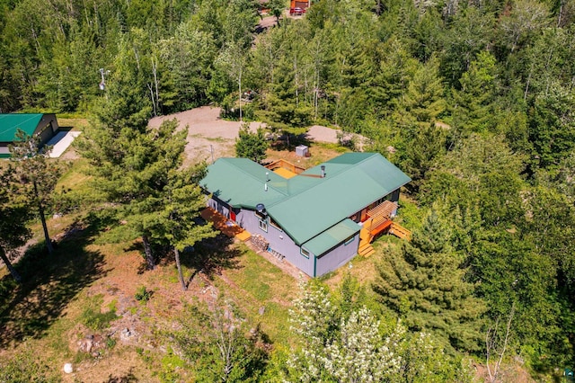 1475 Echo Trl, Ely, MN 55731 - view from above of property with a forest