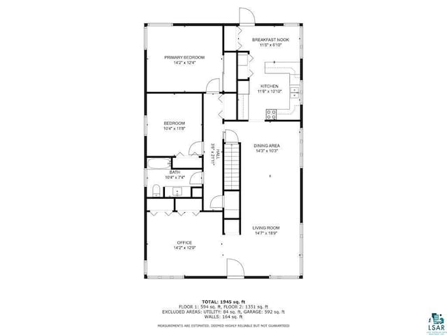 5525 Highland St, Duluth, MN 55807 - view of property floor plan