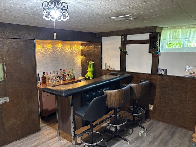 1264 92nd Ave W, Duluth, MN 55808 - indoor dry bar featuring wood finished floors