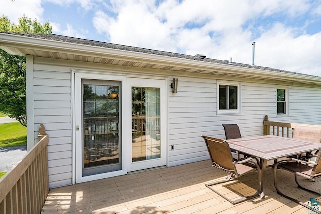 1207 Jean Marie St, Cloquet, MN 55720 - deck featuring outdoor dining area