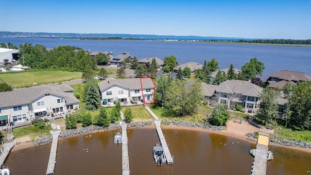 524 Marina Dr Unit 524, Superior, WI 54880 - aerial perspective of suburban area featuring a nearby body of water