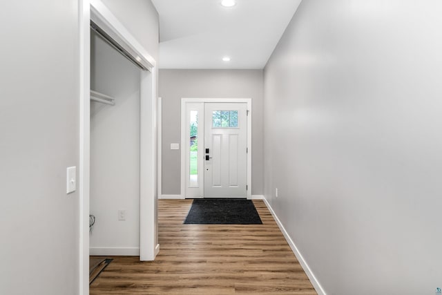 5122 Hermantown Rd Unit 5122, Hermantown, MN 55810 - entryway with recessed lighting and wood finished floors