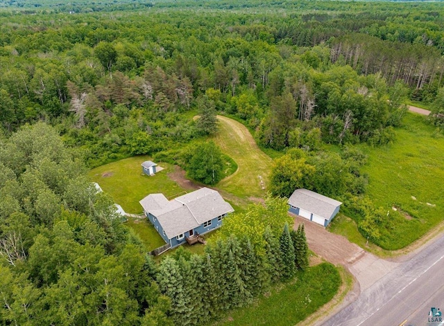4414 Midway Rd, Hermantown, MN 55811 - drone / aerial view of a heavily wooded area