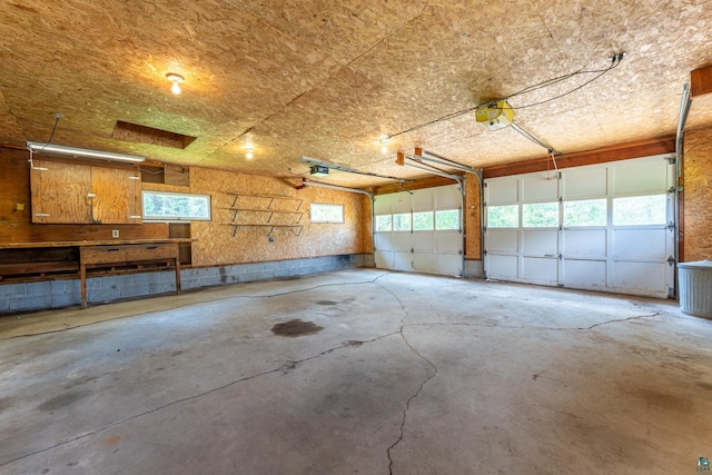 8702 Sock Lake Rd, Babbitt, MN 55706 - garage with a garage door opener