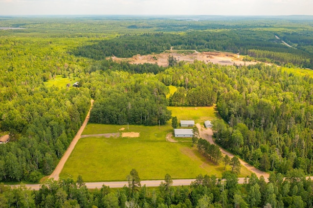 8702 Sock Lake Rd, Babbitt, MN 55706 - drone / aerial view of a heavily wooded area