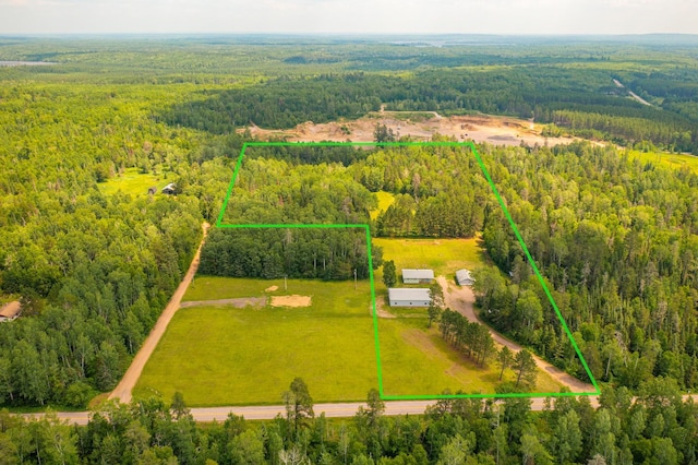 8702 Sock Lake Rd, Babbitt, MN 55706 - aerial view of a forest